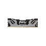 Оперативная память Kingston Fury Renegade, DDR5, 16GB (1x16GB), 6400MHz, CL32, DIMM, с радиатором, серебристый/черный