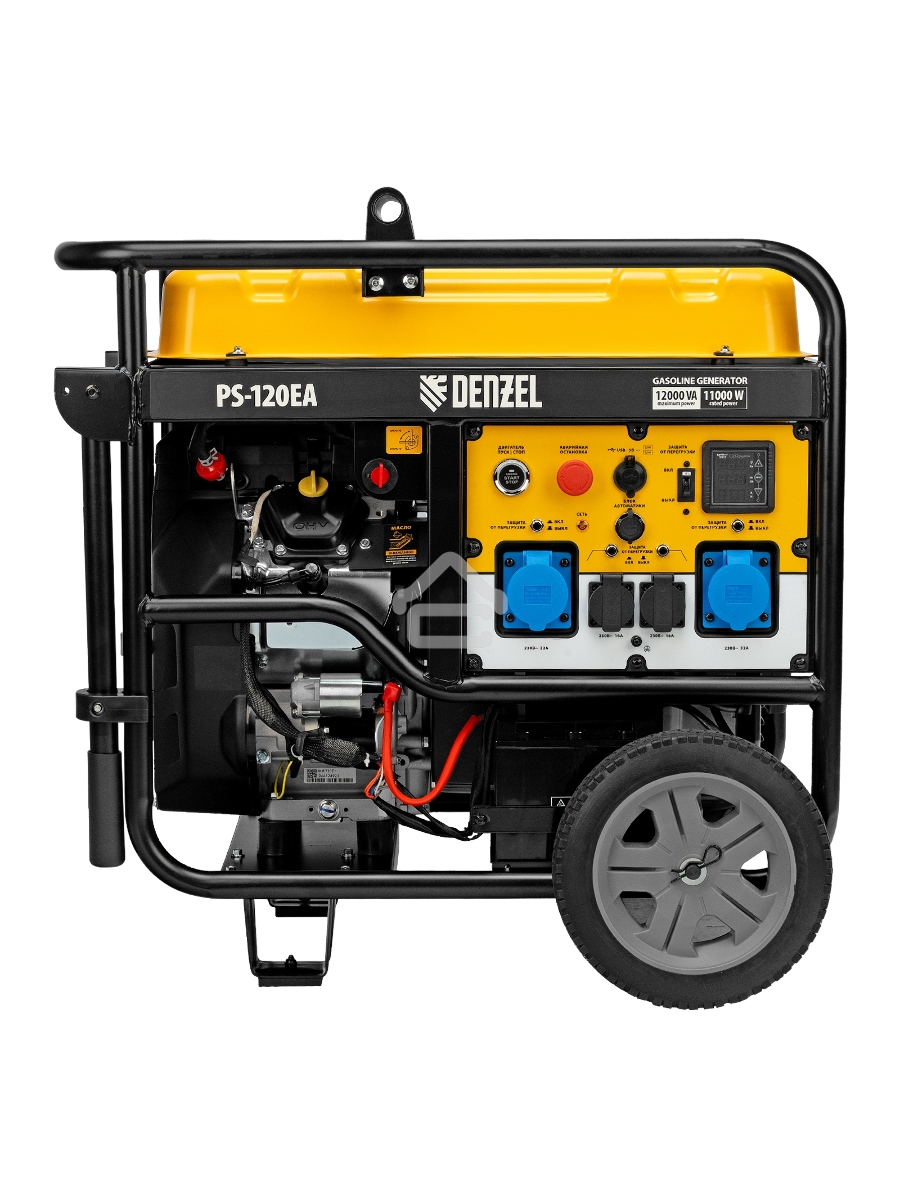 Электрогенератор бензиновый Denzel PS-120EA, 12 кВт, 110 дБ, 276 кг