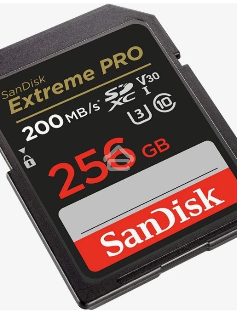 Флеш карта SD 256GB SanDisk SDXC Class 10 V30 UHS-I U3 Extreme Pro 200MB/s