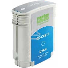 Картридж струйный Cactus CS-C4911 №82 голубой (72 мл) для HP Design Jet 500/800C
