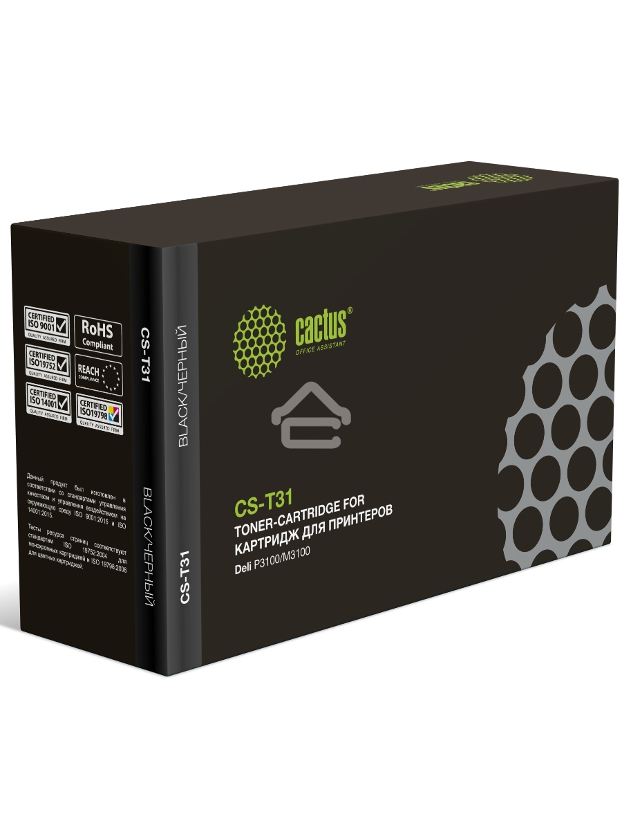 Картридж лазерный Cactus T31 CS-T31 черный (3500стр.) для Deli P3100/M3100