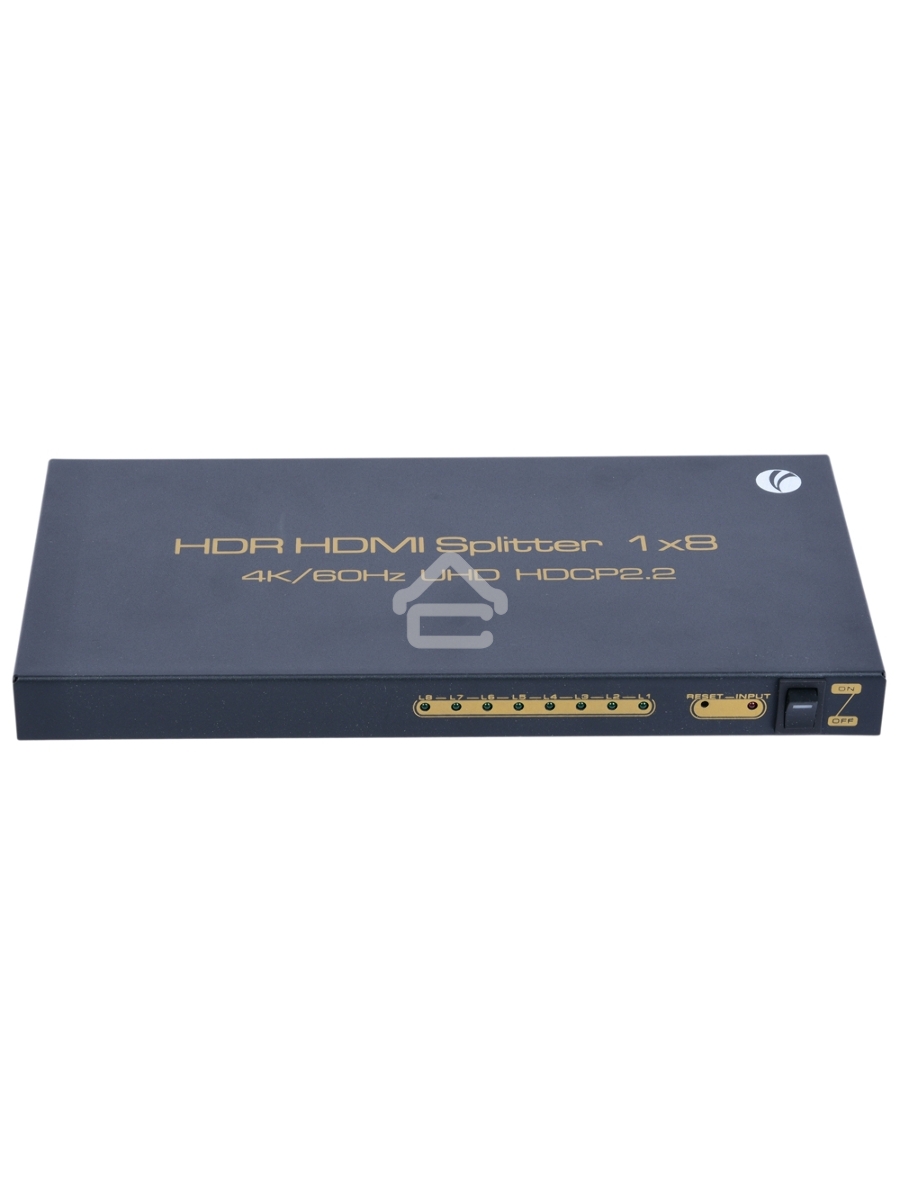 Разветвитель VCOM HDMI Spliitter 1=>8 2.0v, <DD428>