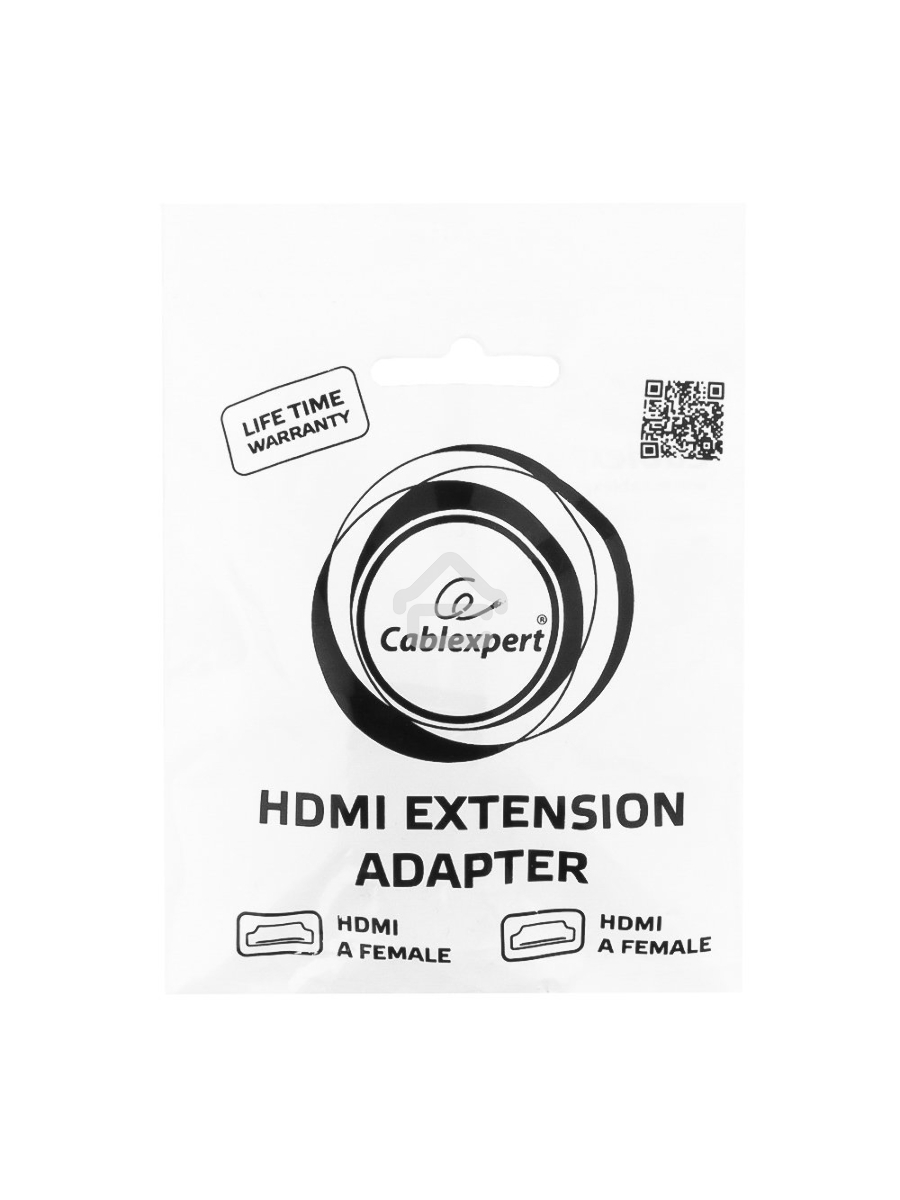 Переходник Gembird Переходник HDMI-HDMI 19F/19F, угловой, золотые разъемы, пакет A-HDMI-FFL