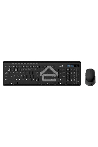 Комплект беспроводной Genius Smart KM-8230 BLACK, клавиатура+мышь, USB, 1 мини-ресивер на оба устройства. Клавиатура: 104 клавиши кнопка SmartGenius, клавиши т