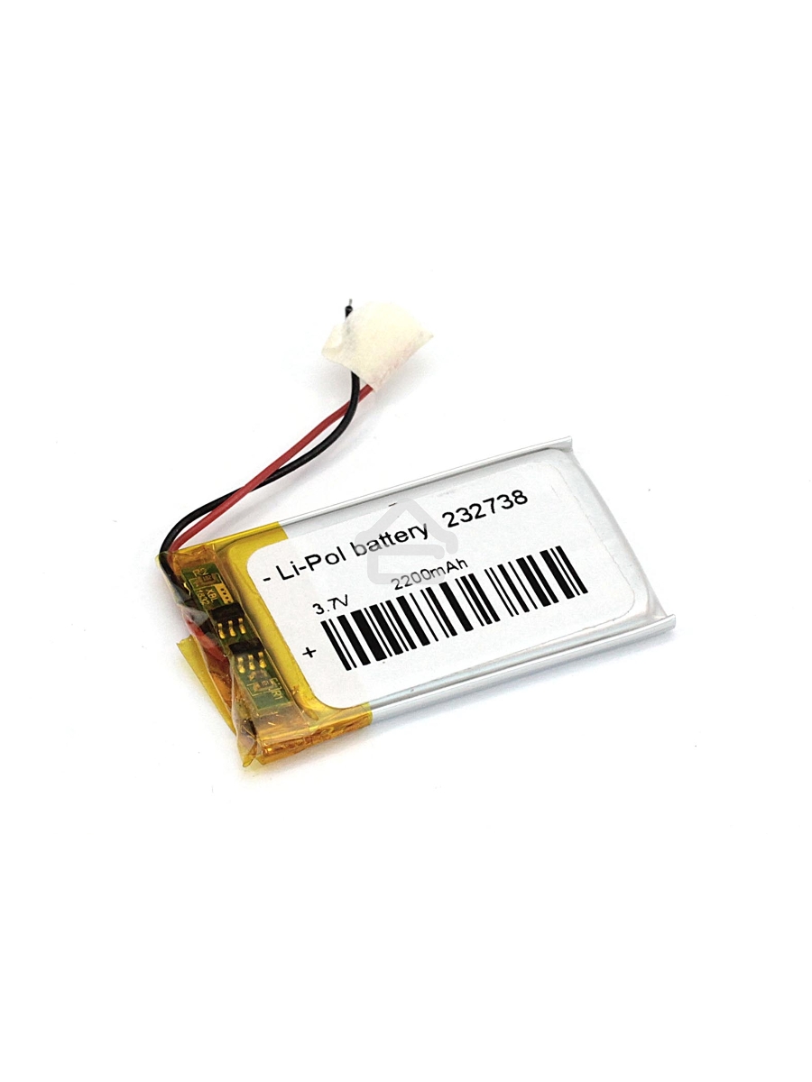 Аккумулятор Li-Pol (батарея) 2.3*27*38мм 2pin 3.7V/220mAh