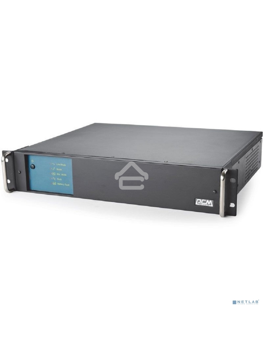 Источник бесперебойного питания Powercom King Pro RM KIN-1500AP RM 900Вт 1500ВА черный