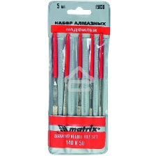 Набор надфилей Matrix алмазных 140х50х3 5шт