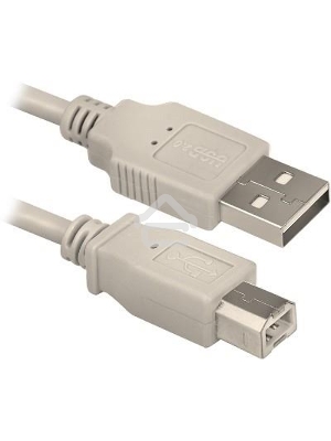 Кабель Defender USB04-06p.bag Кабель USB 2.0 для соед. 1.8м AM/BM, пакет