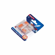 Соединительная компактная рычажковая клемма Rexant 3-проводная прозрачная (0,14-4 мм²) 10 шт.