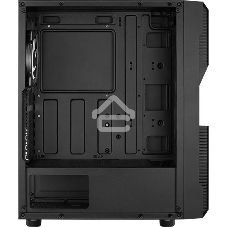Компьютерный корпус Aerocool/Formula Menace Saturn FRGB-G-BK-v1 черный без БП ATX 4x120мм 2xUSB2.0 1xUSB3.0 audio bott PSU