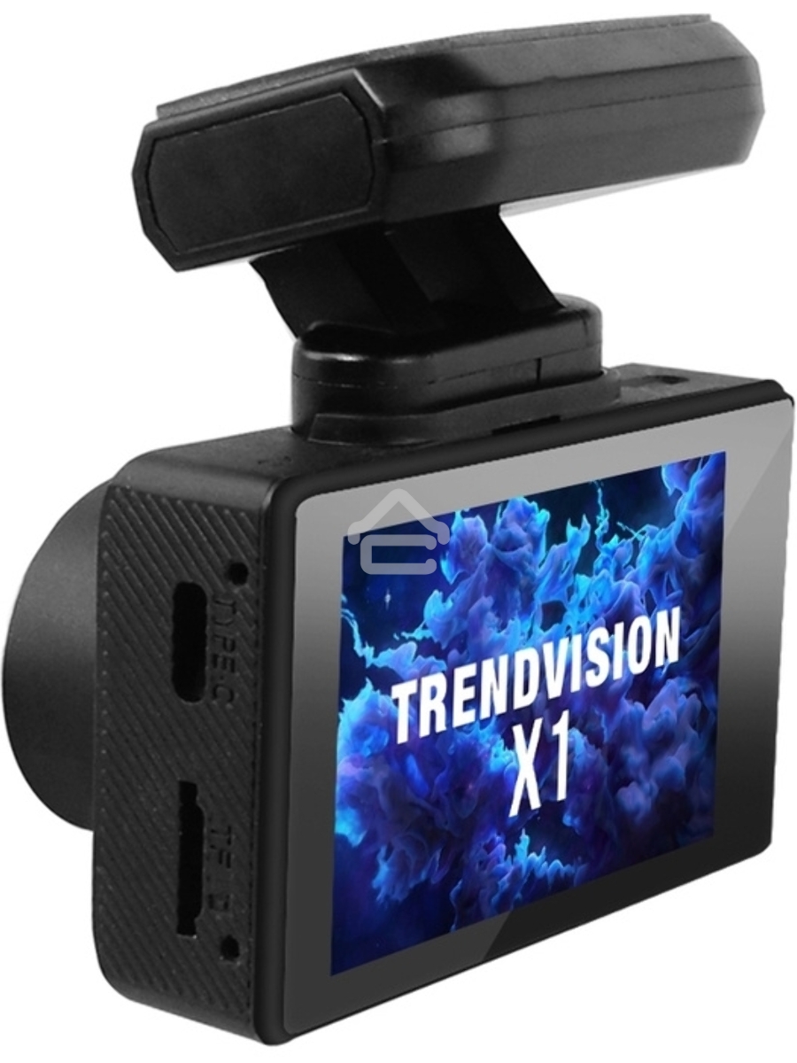 Видеорегистратор TrendVision X1 черный 1080x1920 150гр. GPS MSTAR 8336