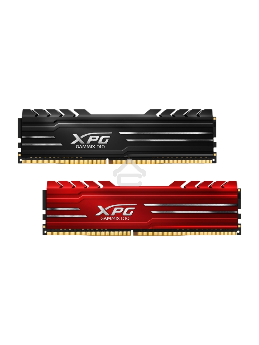 Оперативная память XPG Gammix D10, DDR4, 32GB (2x16GB), 3600MHz, CL18, UDIMM, с радиатором, черный
