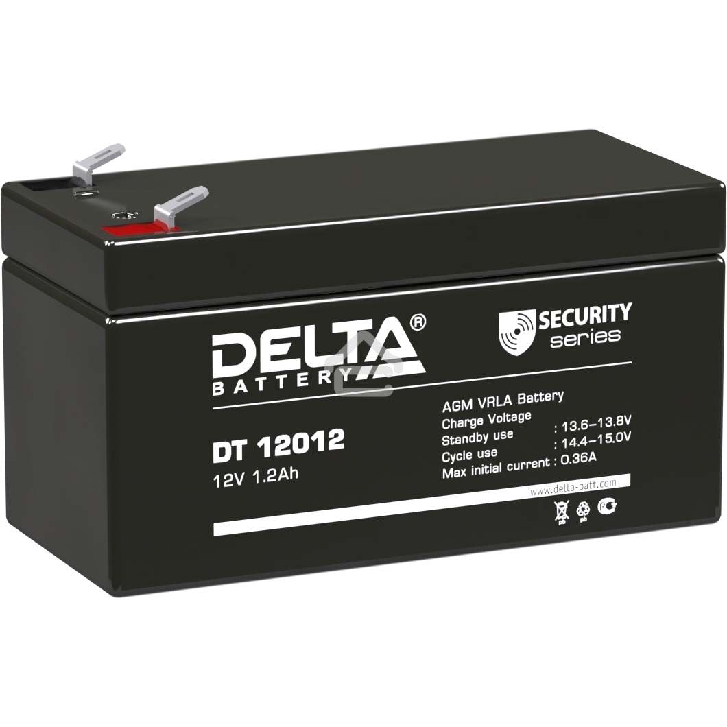 Батарея Delta DT 12012 (12V, 1.2Ah)