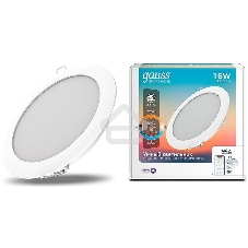 Светильник светодиодный ДВО-16Вт DIM+CCT Smart Home Gauss Светильник светодиодный ДВО-16Вт DIM+CCT Smart Home Gauss
