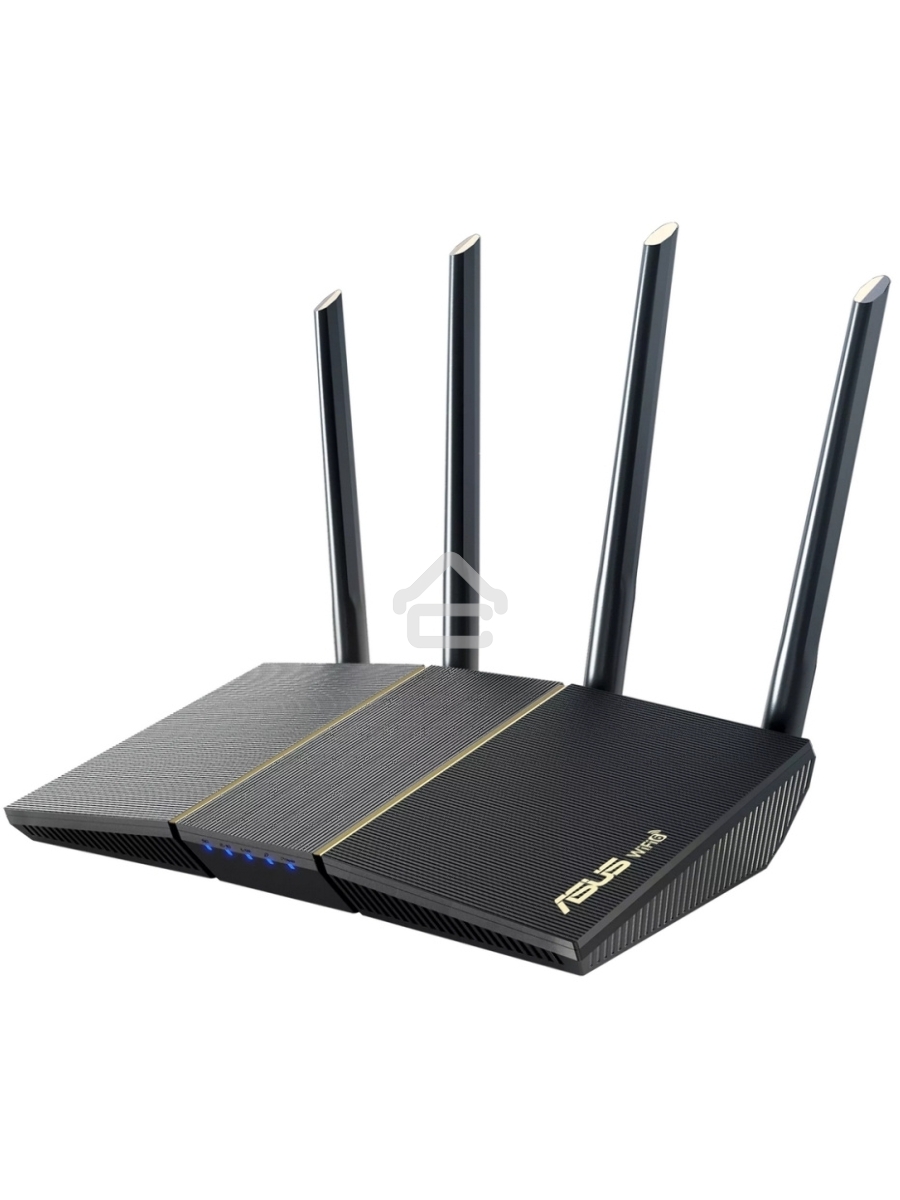 Роутер беспроводной Asus RT-AX57 AX3000 10/100/1000BASE-TX черный