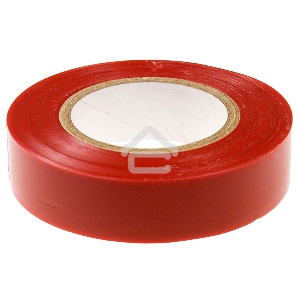 Изолента Сибртех ПВХ, 19 мм х 20 м, красная