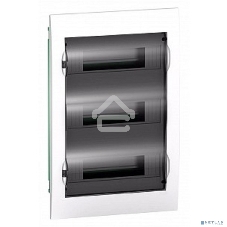 Бокс СП EASY9 встраив. с прозрачной дверью 3ряда 36мод. SchE EZ9E312S2FRU