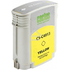 Картридж струйный Cactus CS-C4913 №82 желтый (72 мл) для HP Design Jet 500/800C