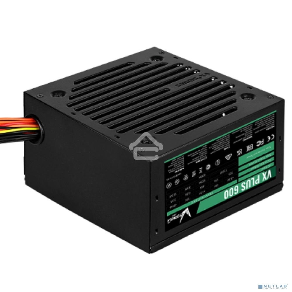 Блок питания Aerocool/Formula VX-600 PLUS, 600Вт 120мм, черный