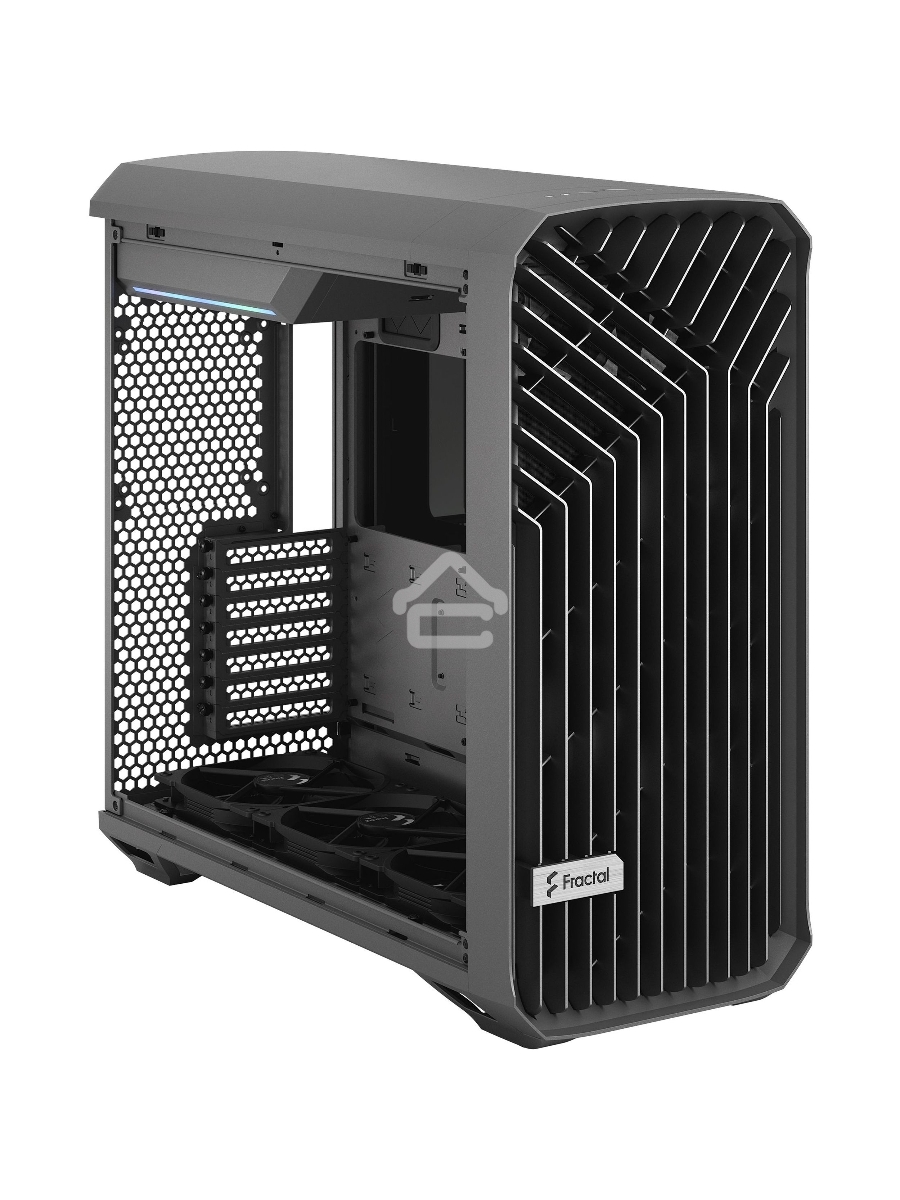 Корпус Fractal Design Torrent Gray TG Light Tint / E-ATX, TG, 2x3.5, 4x2.5, 7xPCI, 1xUSB-C, 2xUSB3.0 / 2x180mm, 3x140mm fans inc. / FD-C-TOR1A-02