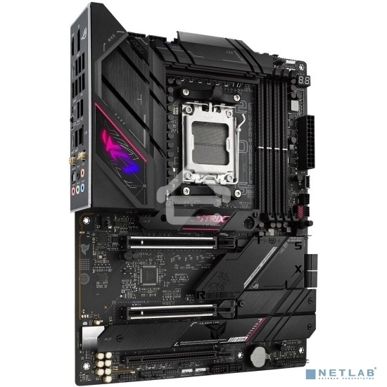 Материнская плата ASUS ROG STRIX B650E-E GAMING WIFI, AM5, AMD B650, 4xDDR5, 4xSATA, 4xM.2, 1xPCI-E 4.0 x4, 1xPCI-E 5.0 x8, 1xPCI-E 5.0 x16, 1xDP, 1xHDMI, 1x 2.5Gb LAN, 4xUSB-A 3.2 Gen 2, 6xUSB-A 3.2 Gen 2, 1xUSB-C 3.2 Gen 2, 1xUSB-C 3.2 Gen 2x2, 5x3.5 мм
