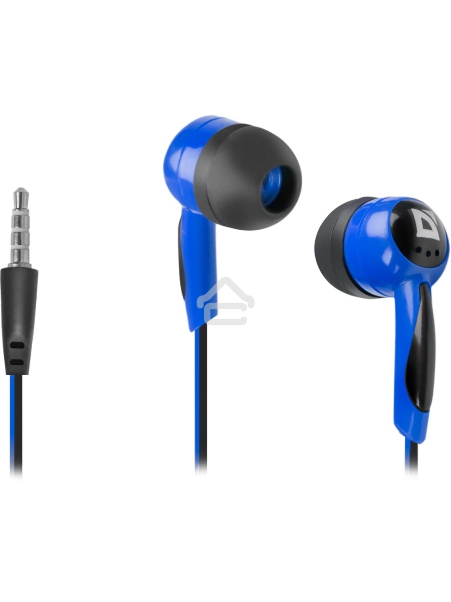 Наушники Defender Basic-604 синий кабель 1,1 м
