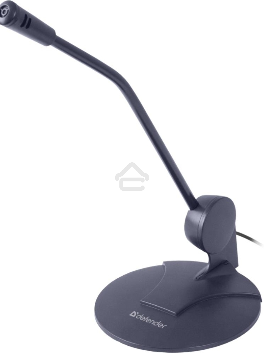 Микрофон Defender MIC-117 черный, кабель 1.8 м