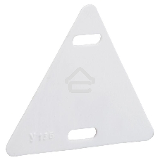 Бирка кабельная маркировочная У-136 55х55х55мм (треугольник) ИЭК UZMA-BIK-Y136-T