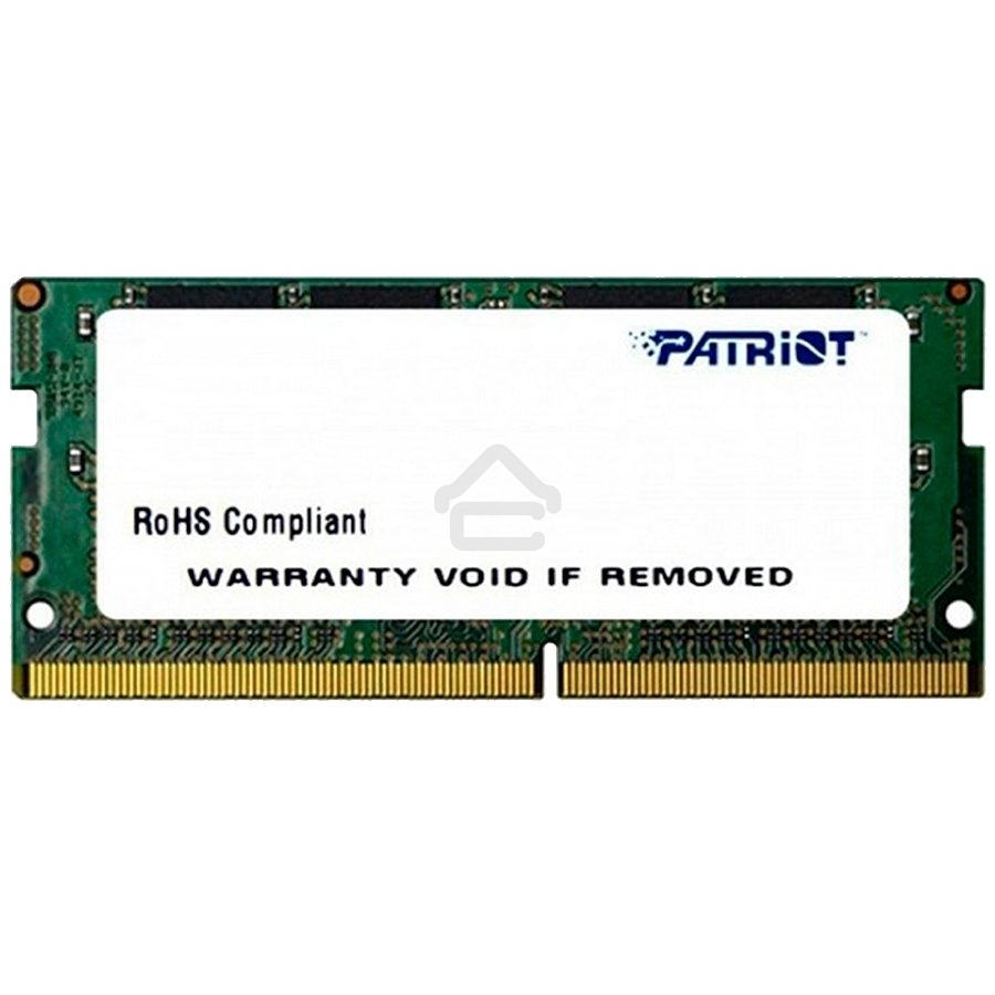 Оперативная память Patriot Signature, DDR4, 4GB (1x4 GB), 2400 MHz, CL17, SO-DIMM