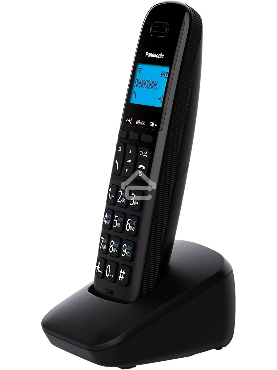 Телефон беспроводной (DECT) Panasonic KX-TGB610RUB черный АОН