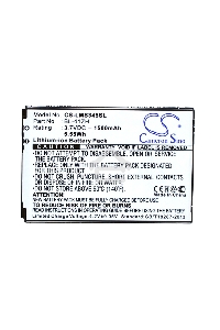 Аккумулятор CameronSino  CS-LMS345SL BL-41ZH для LG L Fino D295, LG X220DS 3.7V / 1500mAh / 5.55Wh