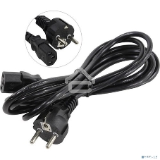 Кабель питания ExeGate Power PC-3P (Евровилка Schuko->С13) VDE-250V-3*0.75-CU, 10A, черный, 3м