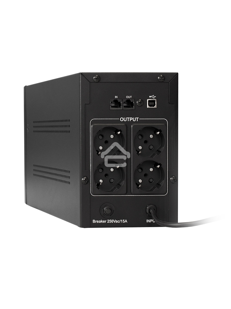 Источник бесперебойного питания ExeGate EP285531RUS SpecialPro Smart LLB-2200.LCD.AVR.EURO.RJ.USB<2200VA/1300W, LCD, AVR, 4 евророзетки, RJ45/11, USB, Black>