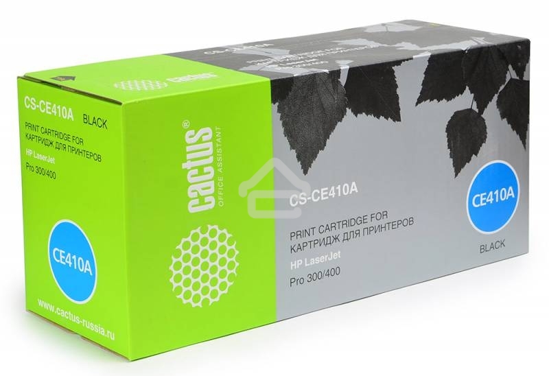 Картридж лазерный Cactus CS-CE410A черный (2200 стр.) для HP CLJ Pro 300 Color M351/Pro 400 Color M451