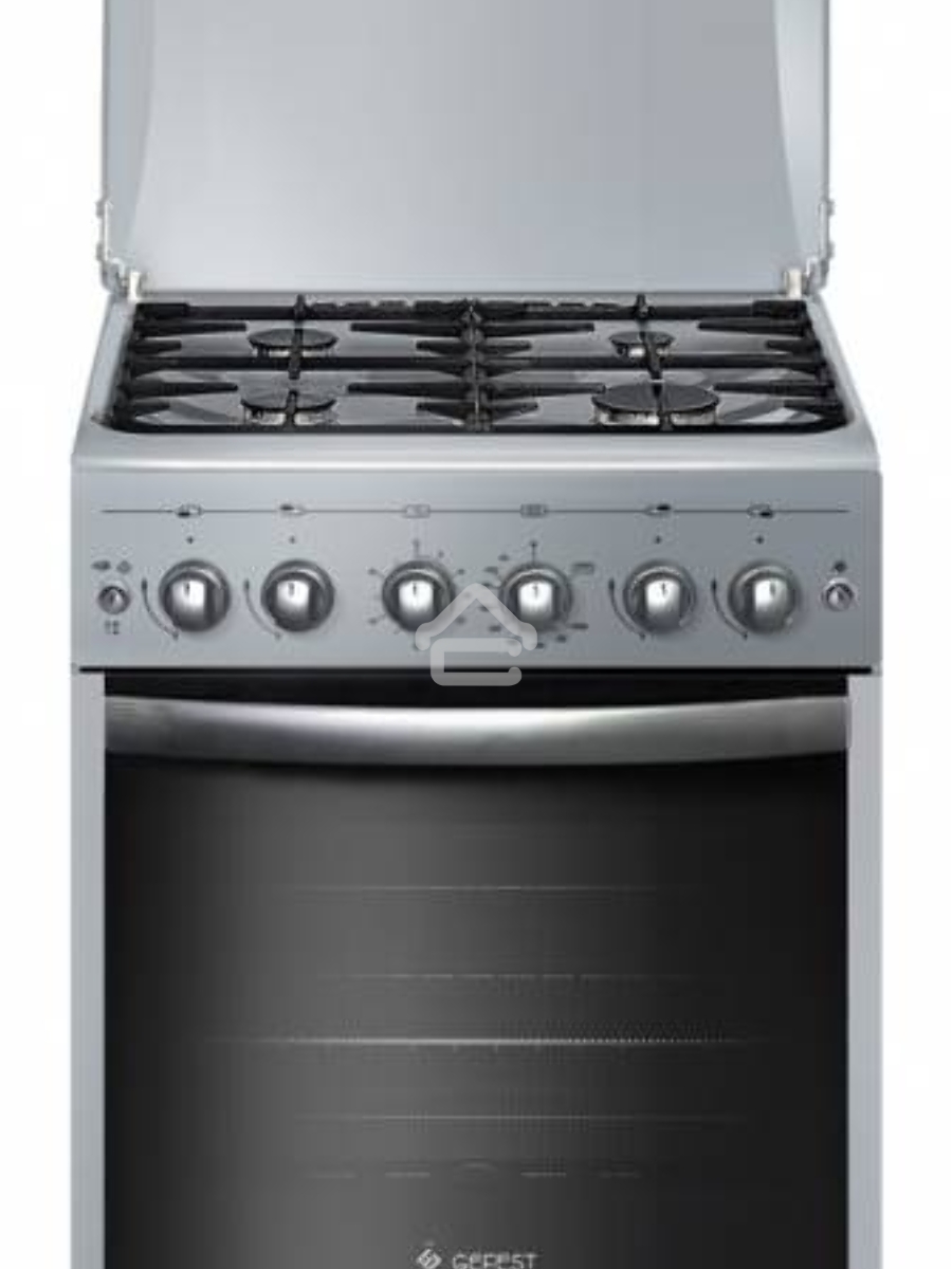 Плита газовая Gefest ПГ 5100-02 0068 серебристый, конфорок 4 шт, духовка 52 л, 50 см x 85 см x 58.5 см