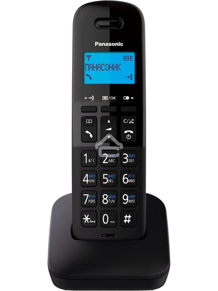 Телефон беспроводной (DECT) Panasonic KX-TGB610RUB черный АОН