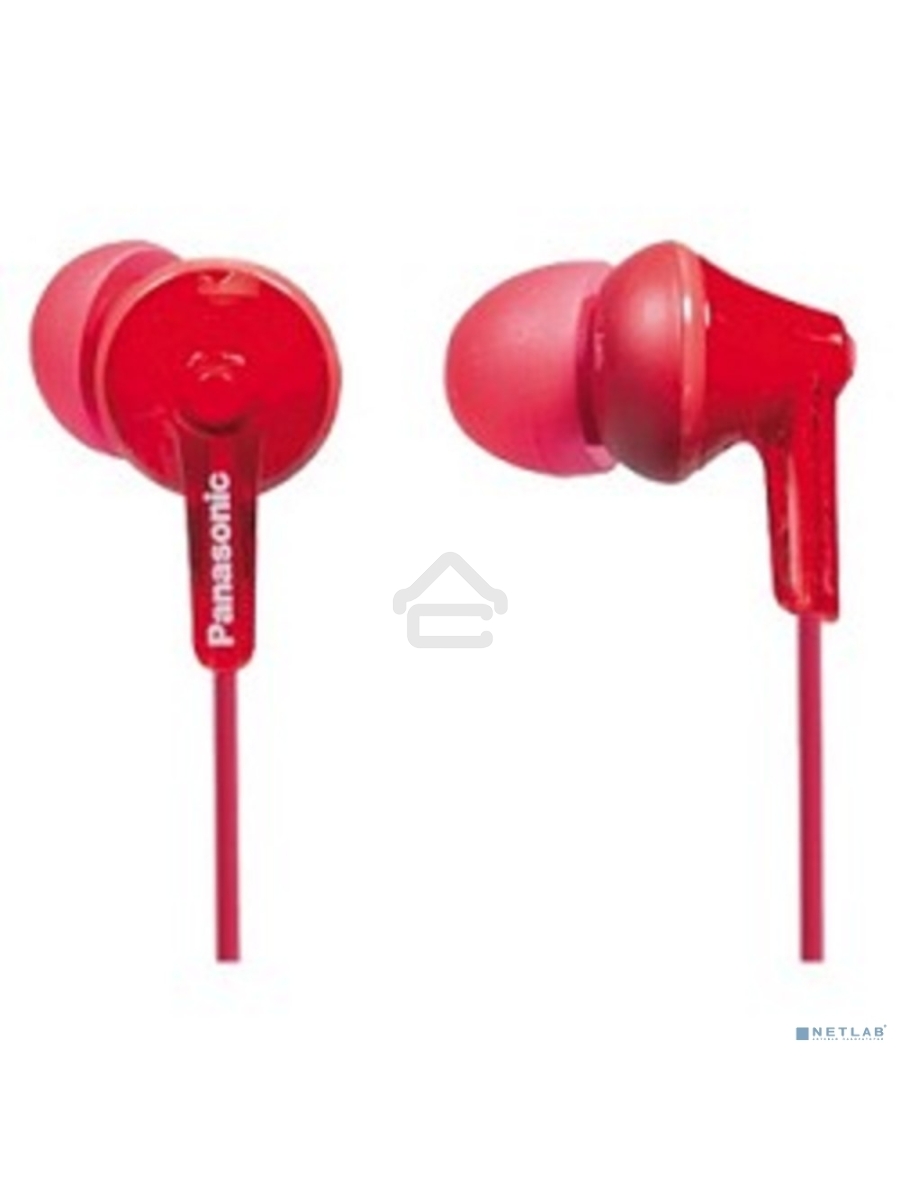 Наушники Panasonic RP-HJE125E-R красный 1.1м