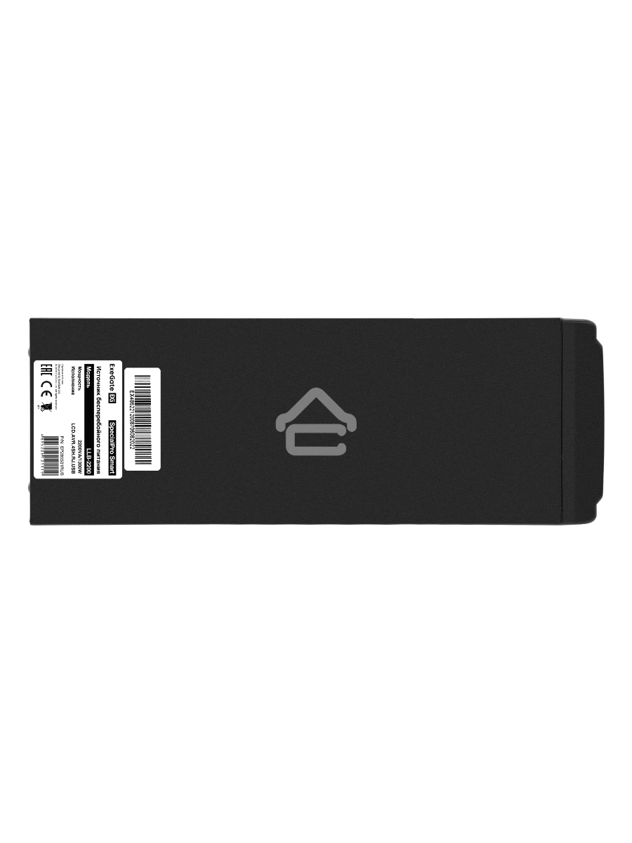 Источник бесперебойного питания ExeGate EP285531RUS SpecialPro Smart LLB-2200.LCD.AVR.EURO.RJ.USB<2200VA/1300W, LCD, AVR, 4 евророзетки, RJ45/11, USB, Black>