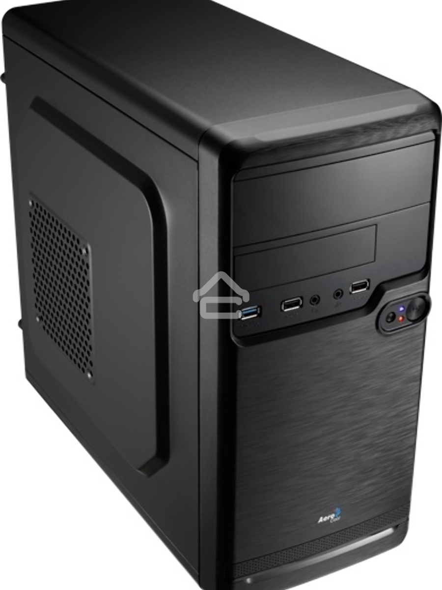 Корпус Aerocool / Formula Qs-182 черный без БП mATX 2x120mm 2xUSB2.0 1xUSB3.0 audio