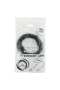 Кабель телевизионный Cablexpert, CCV-515-3M, Coaxial M/F, 3м