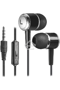 Наушники Defender Pulse 427 черный  вставки