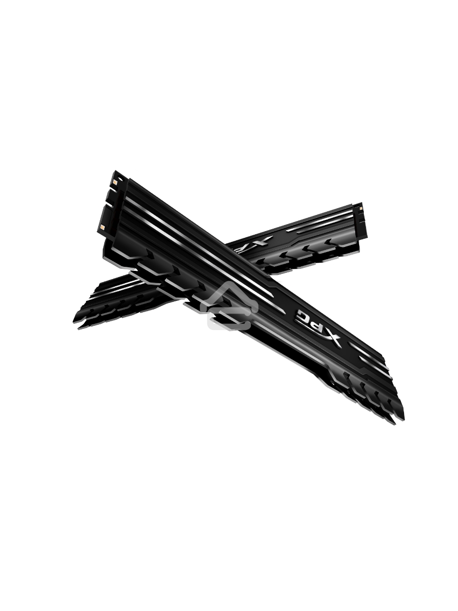 Оперативная память XPG Gammix D10, DDR4, 32GB (2x16GB), 3600MHz, CL18, UDIMM, с радиатором, черный