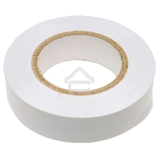 Изолента Сибртех ПВХ, 19 мм х 20 м, белая