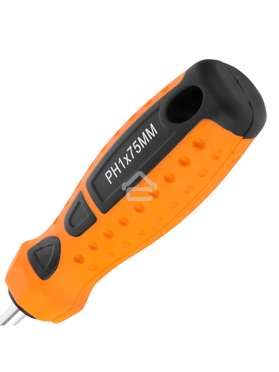 Отвертка SPARTA 11777point ph1х75мм crv 2-х компонентная рукоятка