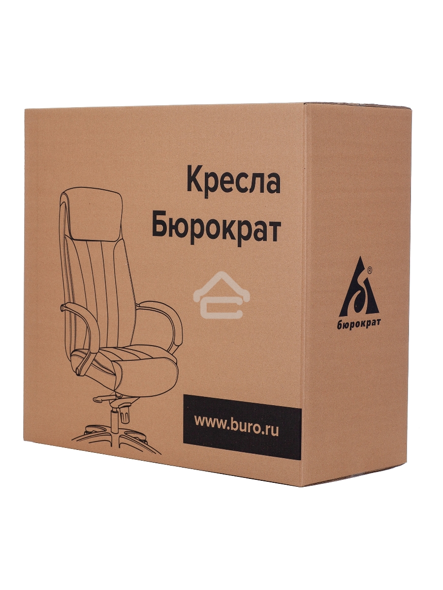 Кресло руководителя Бюрократ T-9922WALNUT/BLACK черный, кожа, крестовина дерево