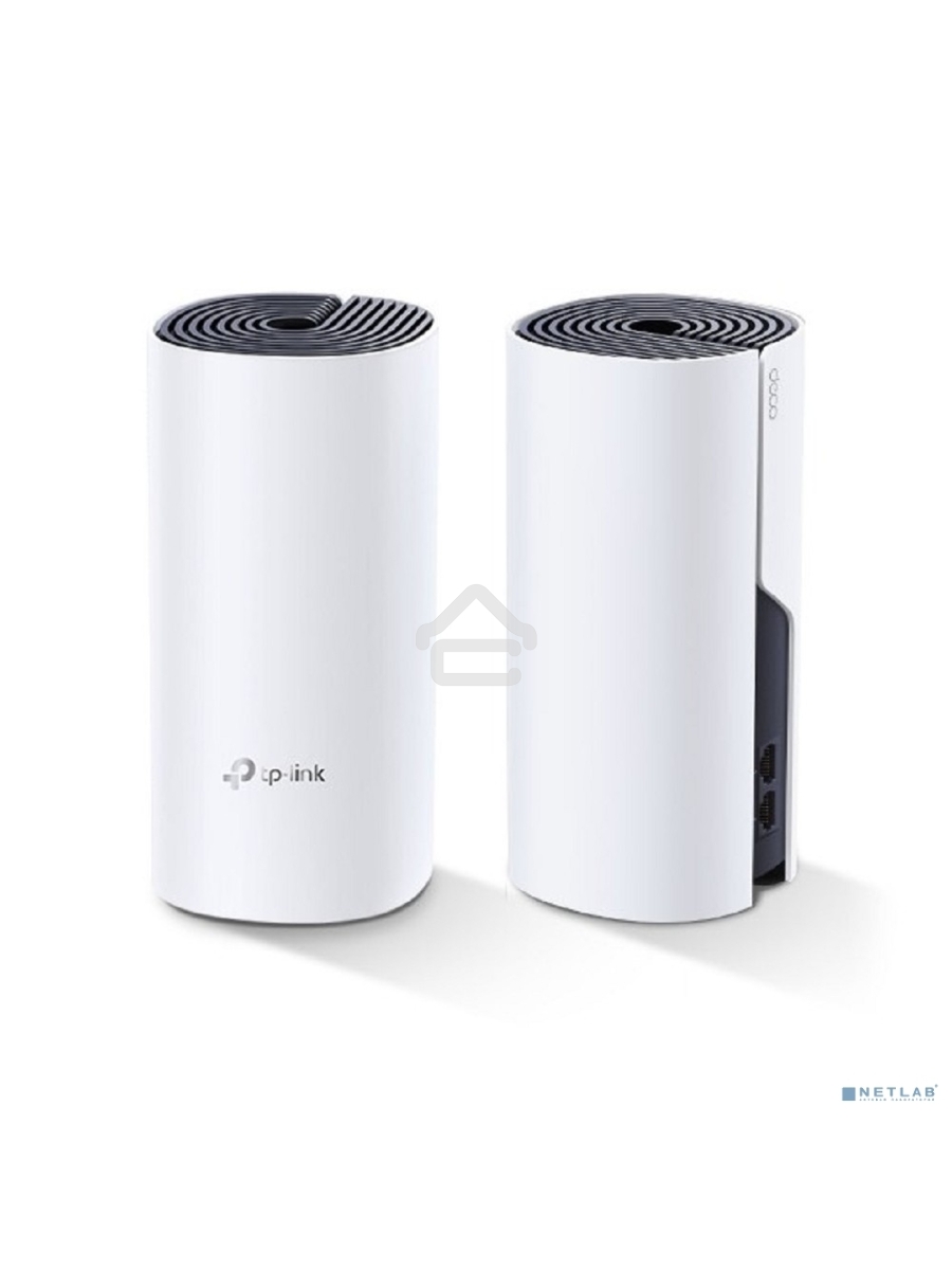 Бесшовный Mesh роутер TP-Link DECO P9 (2-PACK) AC1200 10/100/1000BASE-TX белый (упак.:2шт)