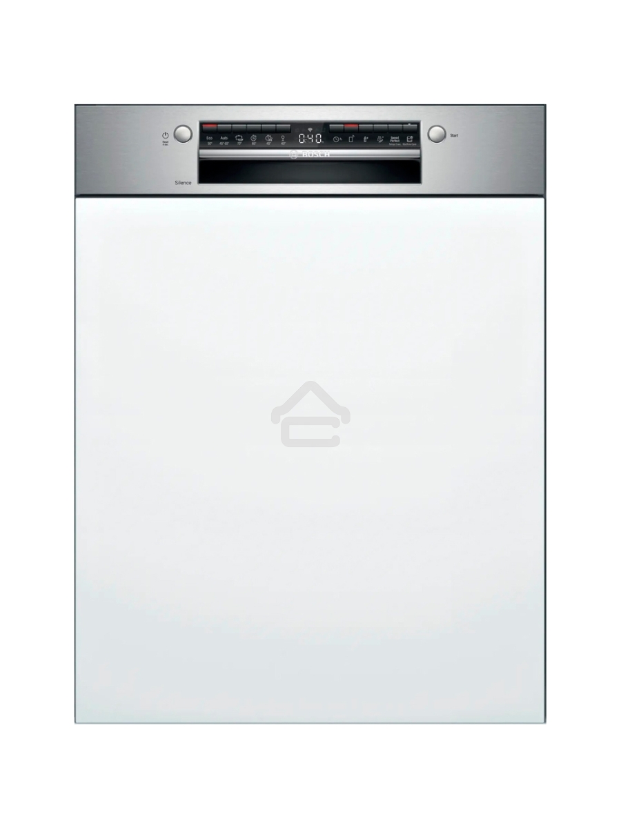 Встраиваемая посудомоечная машина Bosch SMI4IMS62T, серебристая, 59.8 см, 14 компл., 48 дБ, класс A