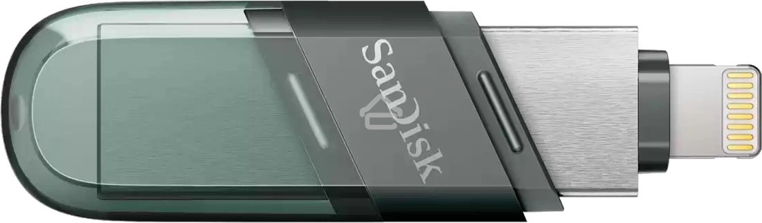 Флешка USB R/W R/W Sandisk 64Gb iXpand Flip SDIX90N-064G-GN6NN USB3.1 зеленый/серебристый