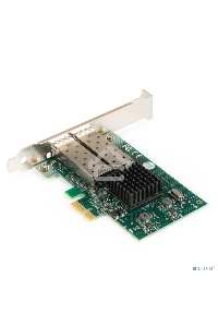 Сетевой адаптер ExeGate EXE-82576-F2 (PCI-E x1 v2.0, порты 2xSFP, 10/100/1000Mbps, Gigabit Server NIC Intel Chipset 82576-F2)