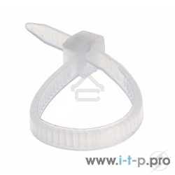 Хомут-стяжка кабельная нейлоновая Rexant 100x2,5 мм, белая, упаковка 100 шт.